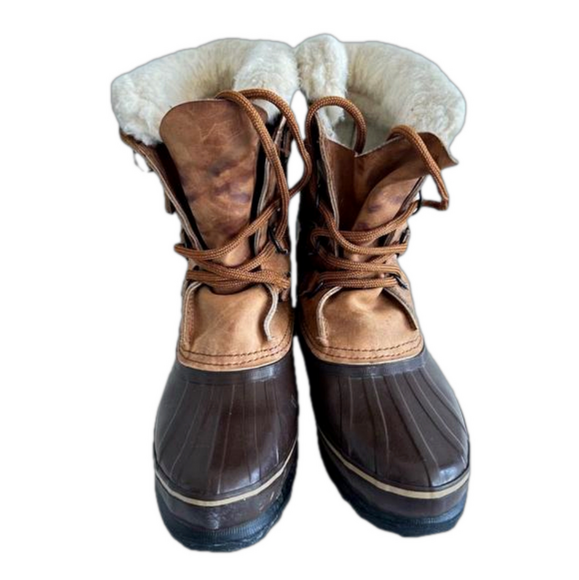 Unisex Sorel Caribou Boots - Size 7 - Brown/Tan - Picture 1 of 10